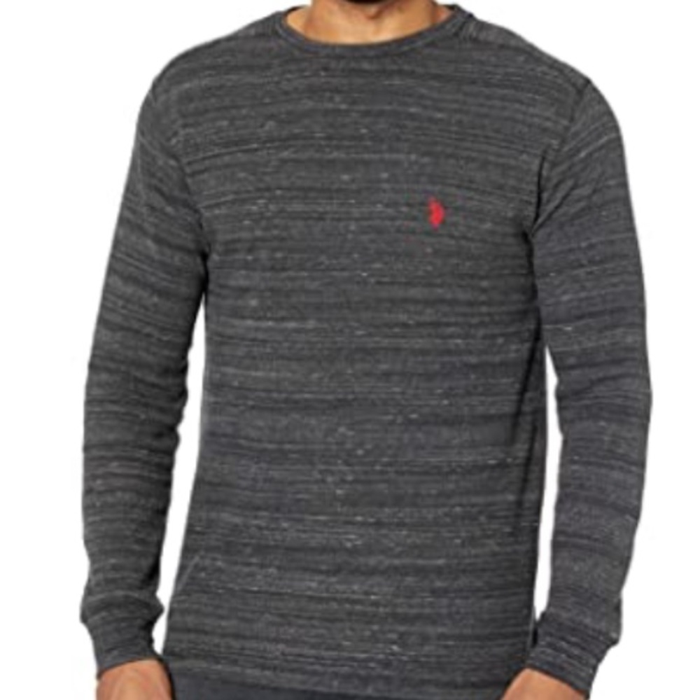 Polo Ralph Lauren Casual Long Sleeve Slim Fit Crewneck Shirt Size Large L